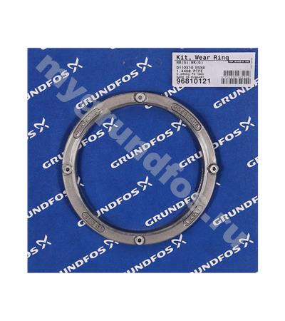 Kit, Wear Ring D112x10 1.4408/PTFE M5x8