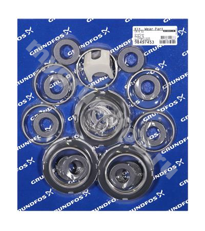 Kit, wear parts CR/N 32 - 12-14 Graflon