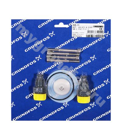 Kit, valve/diaph. SD-L-PVC/T/C-1