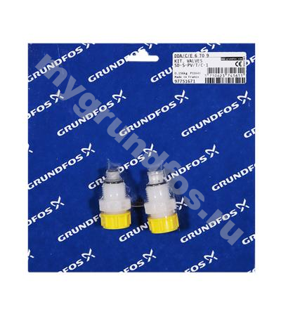 Kit, valve SD-S-PVDF/T/C-1