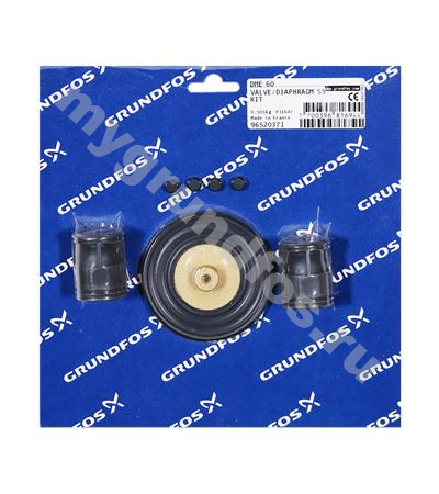 Kit, valve/diaphragm DME 60 SS/V/SS SP.