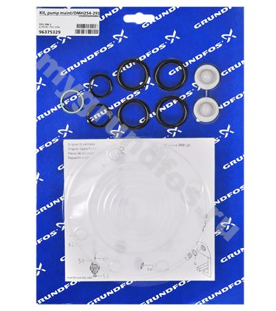 Kit, pump maint/DMH254-291/PP/PVC/E/T