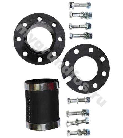 KIT, FLANGE W. PIPESOCKET DN80/Ø110 cpl.