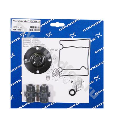 Kit, pump maint/220/DMX221-16/PVC/V/G