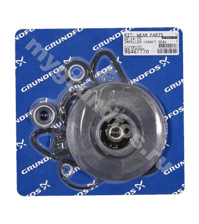 Kit, GP14-75 impeller +shaft seal