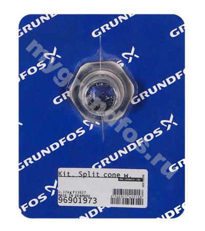 Kit, Split cone w. nut cpl. R 1St.