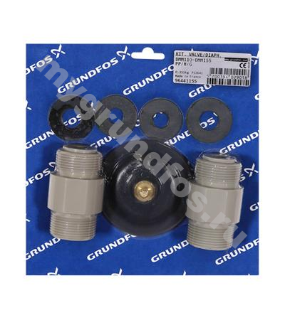 Kit, valve/diaph. DMM110-DMM155 PP/H/G