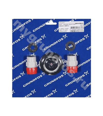 Kit, valve/diaph. DMM48-DMM72 PP/H/C