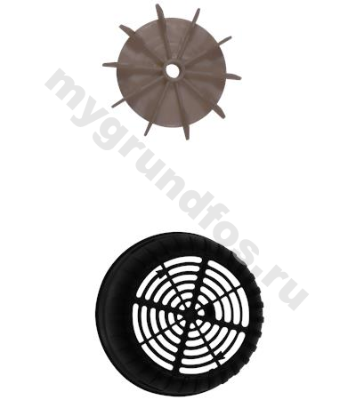 Kit, Fan D133 and Fan cover, JP07D-CI