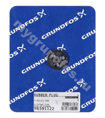 Rubber plug 3 holes FKM /spare