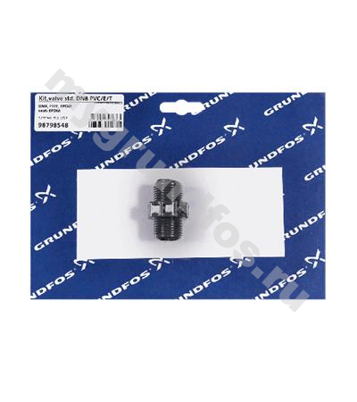 Kit,valve std. DN8 PVC/E/T