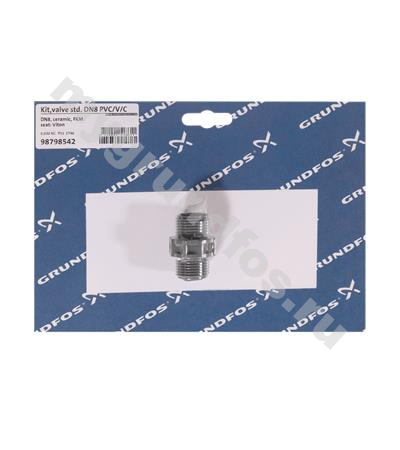 Kit,valve std. DN8 PVC/V/C