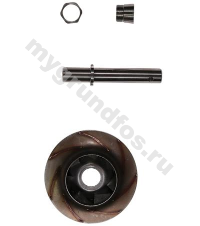 Spare, Shaft D16 w/impel. D54/D100.4 cpl