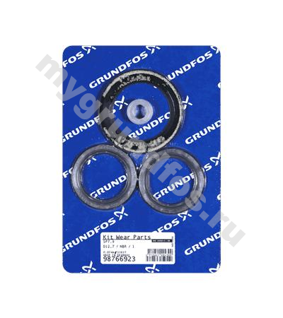 Kit, Wear Parts SP7/9, D12,7, NBR, 1 stg