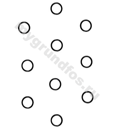 Bulk, o-ring NBR 10x7x1.5, 10 pcs