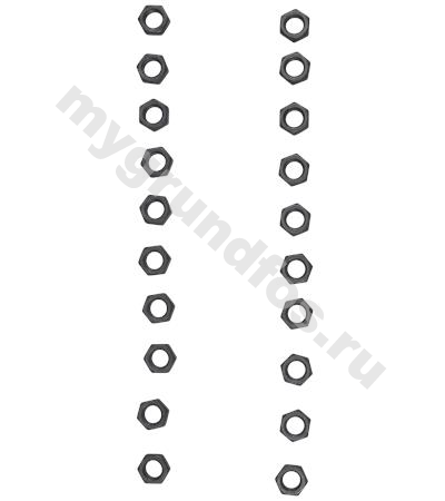 Bulk, Nut M16 DIN934 Delta-T.