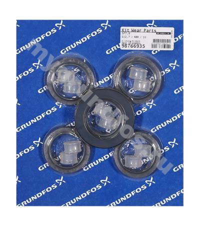 Kit, Wear Parts SP7/9, D12,7, NBR,10 stg