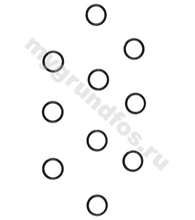 Bulk, o-ring FKM 20.78x15.54x2.62, 10pcs