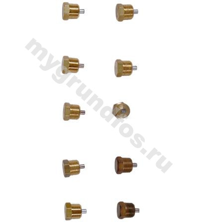 Bulk, Drain plug with magnet 3/8" Gas