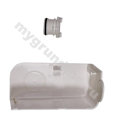 Spare, cover Outlet pipe WC1,3