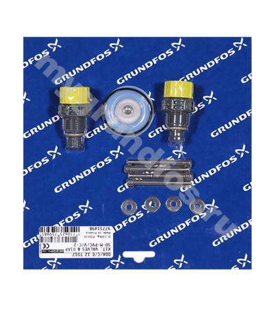 Kit, valve/diaph. SD-M-PVC/V/C-2