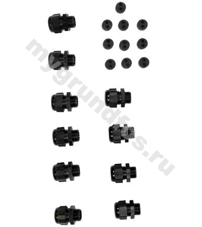 Kit, Cable glands, 10xD5 double entry