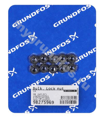 Bulk, Lock nut M8 (nyloc)