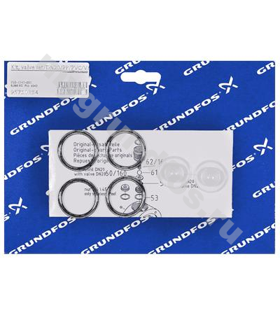 Kit, valve set/DN20/PP/PVC/V/G