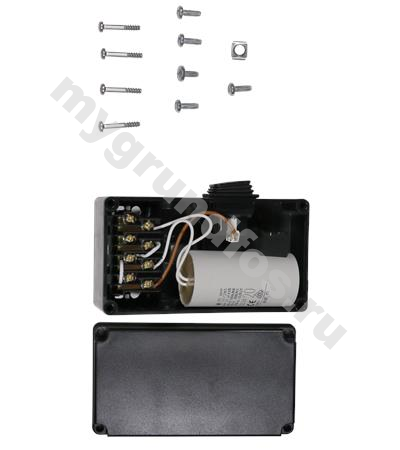 Spare, terminal box cpl. JP5 w. Switch