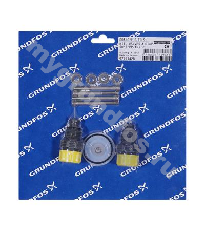 Kit, valve/diaph. SD-S-PP/E/C-2