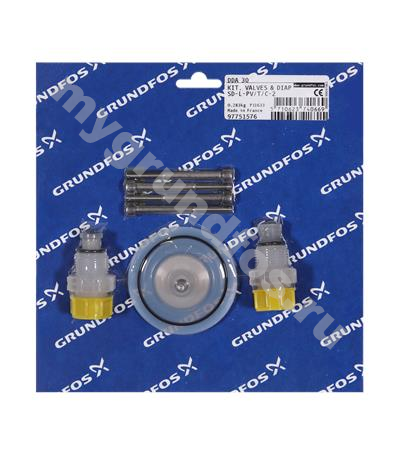 Kit, valve/diaph. SD-L-PV/T/C-2