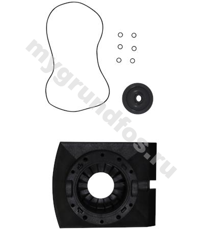 Kit, back plate w.saf.diaphr.+O-ring,150