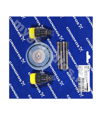 Kit, valve/diaph. SD-L-PVC/V/C-2