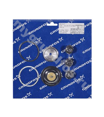 Kit, valve/diaphragm DME19 PP/V/C