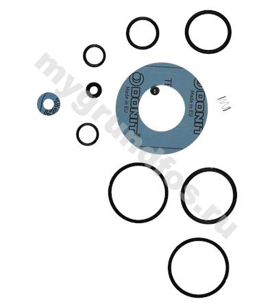 Kit, gas/545/FKM/PTFE/DN8
