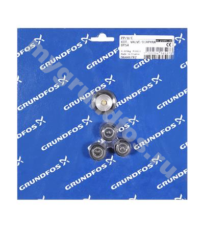 Kit, valve/diaphragm DMS4 PP/V/C