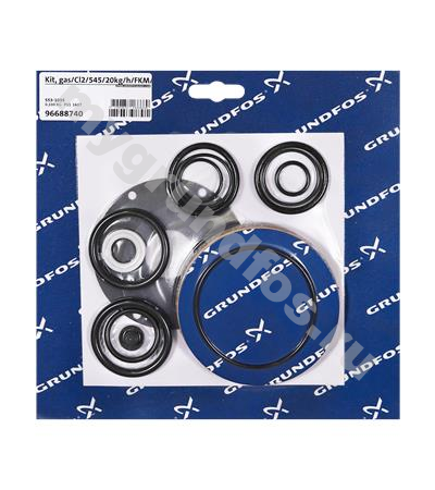 Kit, gas/Cl2/545/20kg/h/FKM/PTFE