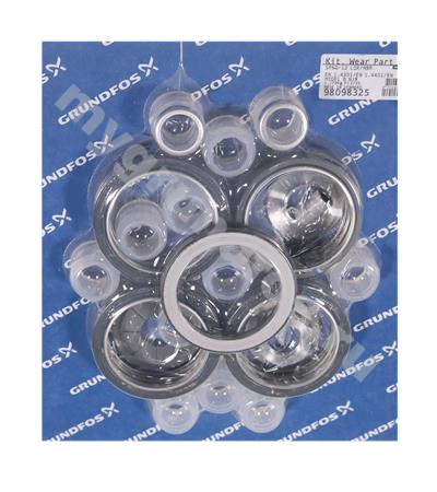 Kit, Wear parts SP60-12stg.LSR/NBR mod.B