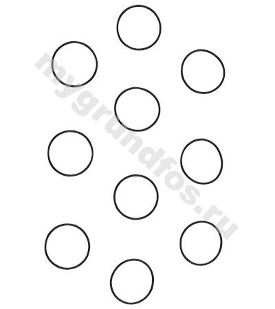Bulk, o-ring  FKM 47x42x2.5, 10 pcs