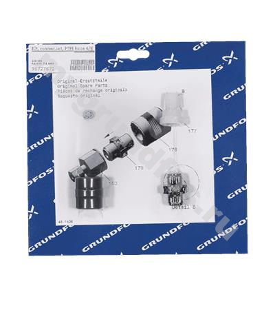 Kit, connec.set, PTFE hose 4/6