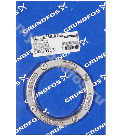 Kit, Wear Ring D76x10 1.4517/PTFE M5x8