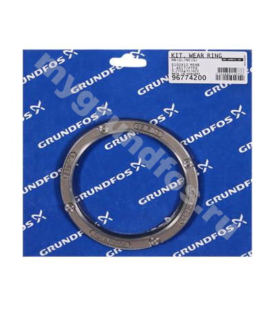 Kit, Wear Ring D100x10 1.4517/PTFE M5x8