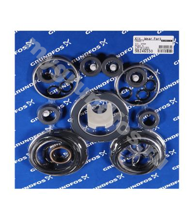 Kit, Wear parts with EPDM CRN45-7 SIC