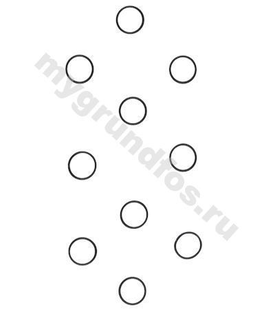 Bulk, o-ring FKM 26x22x2, 10 pcs
