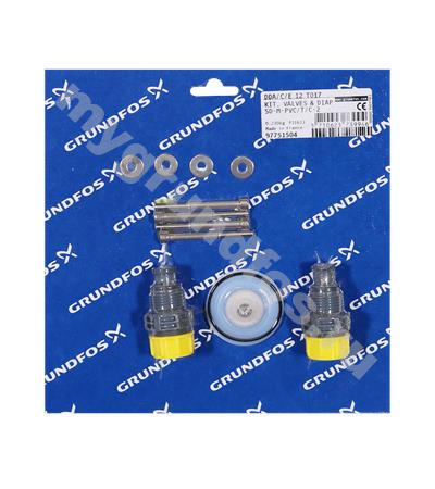 Kit, valve/diaph. SD-M-PVC/T/C-2