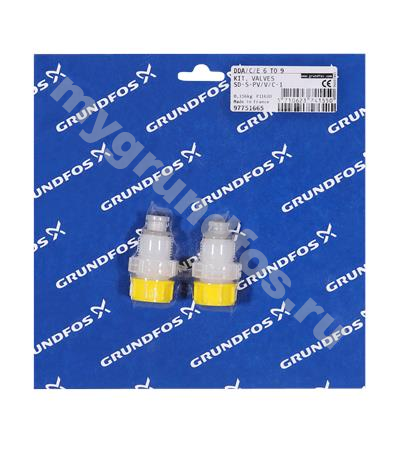 Kit, valve SD-S-PVDF/V/C-1