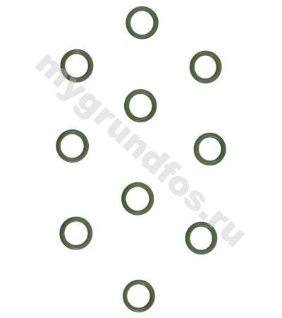 Bulk, o-ring FKM 12x18x3, 10 pcs