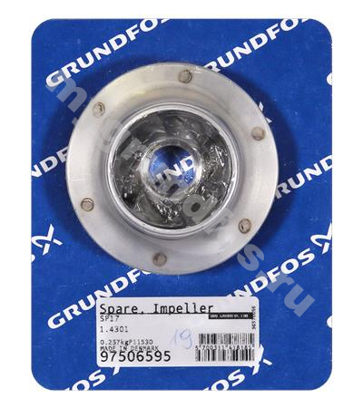 Spare, Impeller SP17 w/split cone cpl.