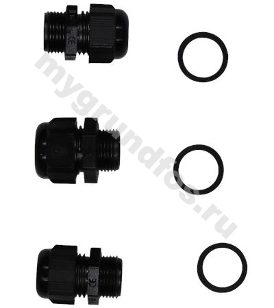 Kit, Cable glands, 1xD7-14 & 2xD5