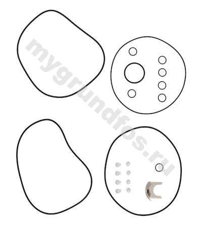 Kit, O-ring CR/N32 ACT, FXM/EPDM FE